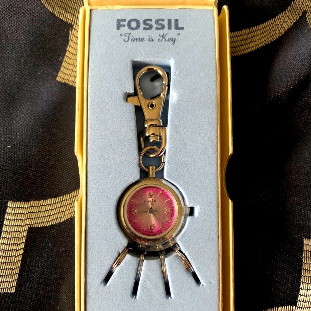 Fossil watch keychain holder